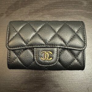 CHANEL leather wallet — new condition